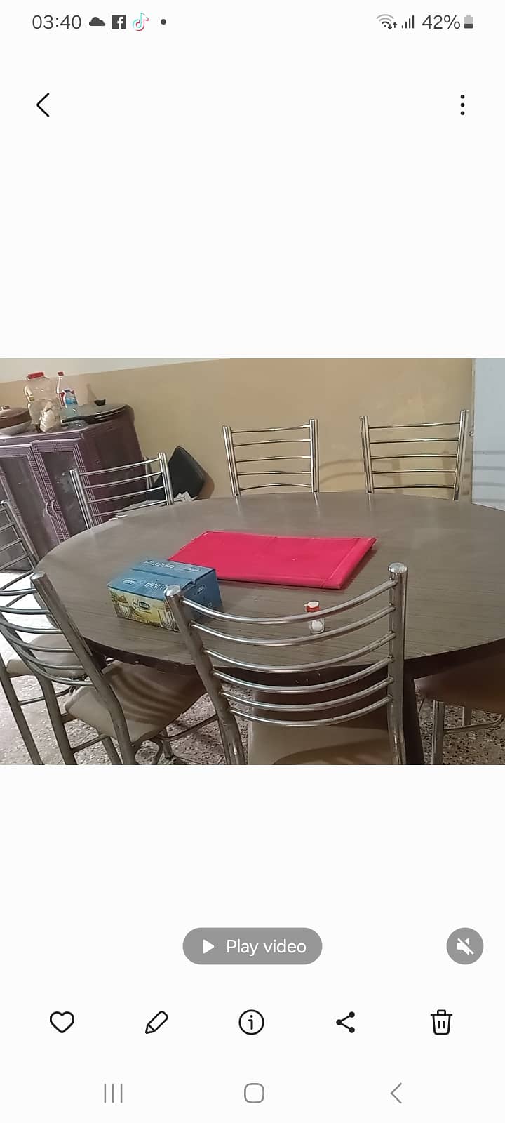 Dining table for 8 person only in 6500 0