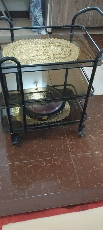 TEA TROLLEY & TV TROLLEY 1