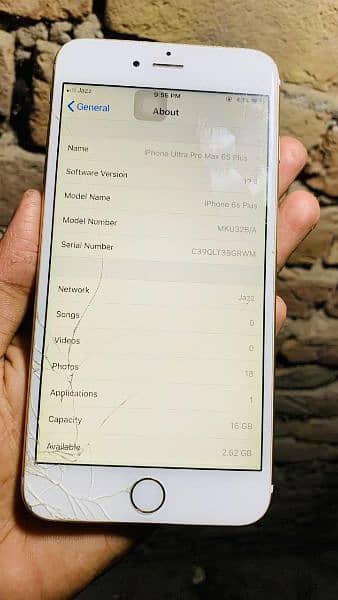 iPhone 6S plus 16GB Pta approved 1