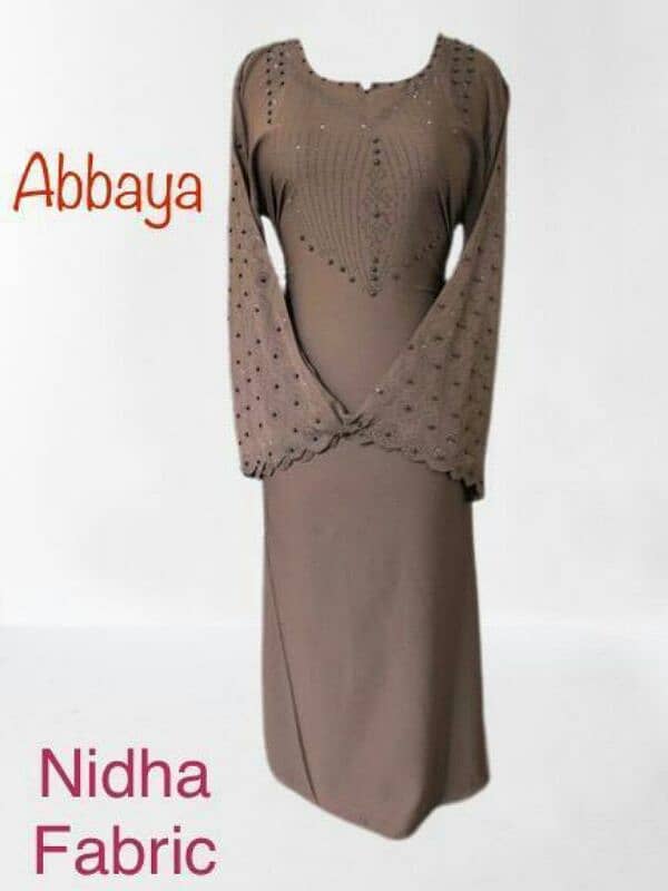 Women's stitching nibha embroidered Abays 1