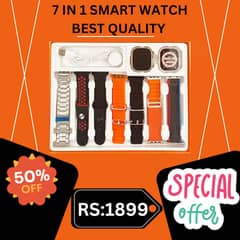 7 in1 smart watch // 7 in 1 ultra smart watch for men and women