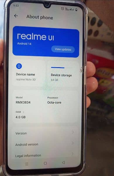 realme note 50 |4/64 8