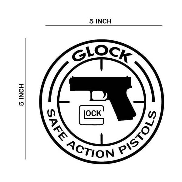 Glock gun sticker 1