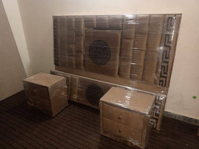 three double beds,wooden brand new packed 0