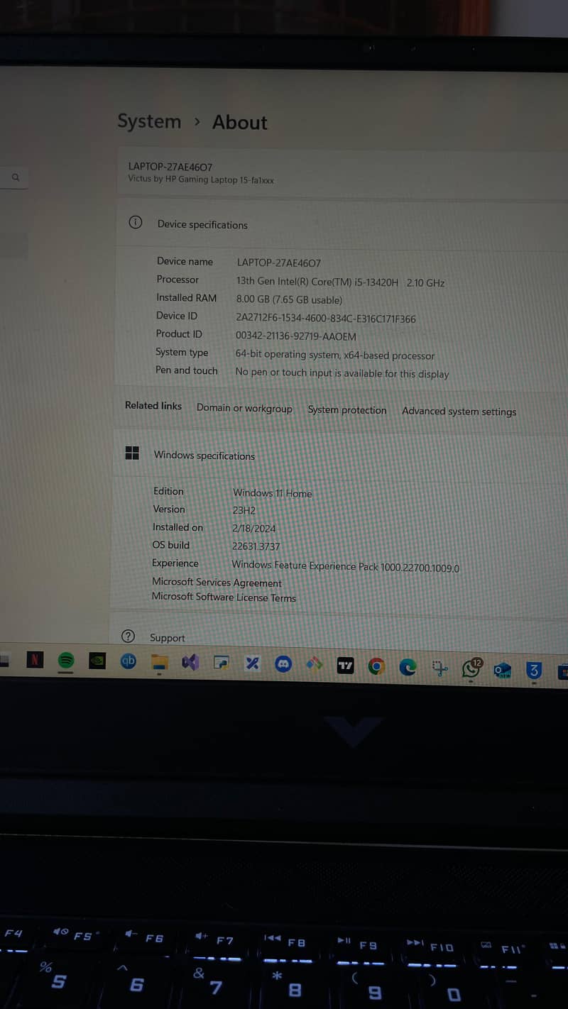 HP Victus i5 13th Gen 4