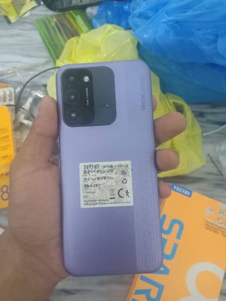 Tecno spark 8c with box 2