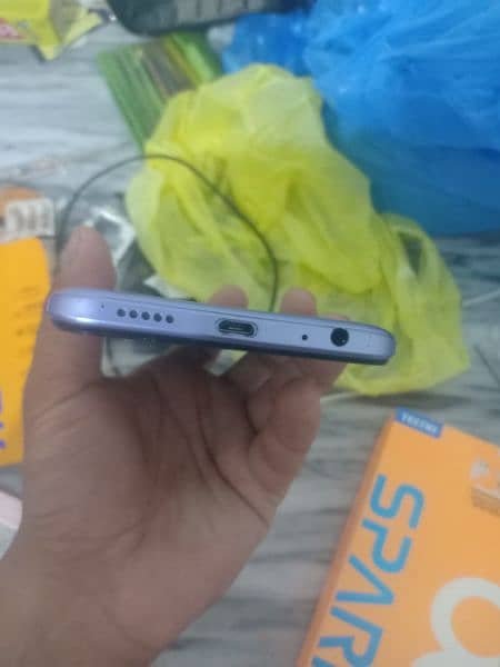 Tecno spark 8c with box 6