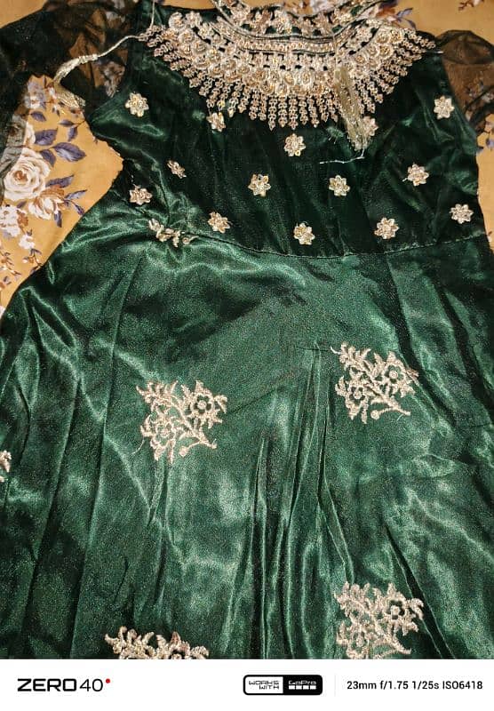 Black Sharara, Green Maxi and Black wedding kurti 4