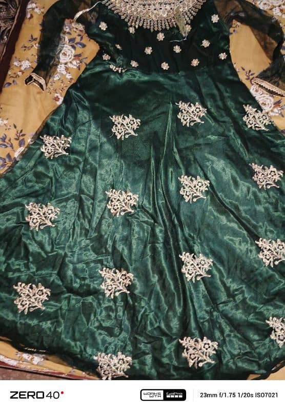 Black Sharara, Green Maxi and Black wedding kurti 5