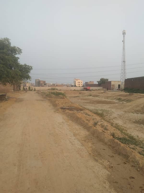 3 Marla Plot For Sale on Easy Monthly Installment In Al Hussain Villas Near Pak Arab Housing Society Lahore 1