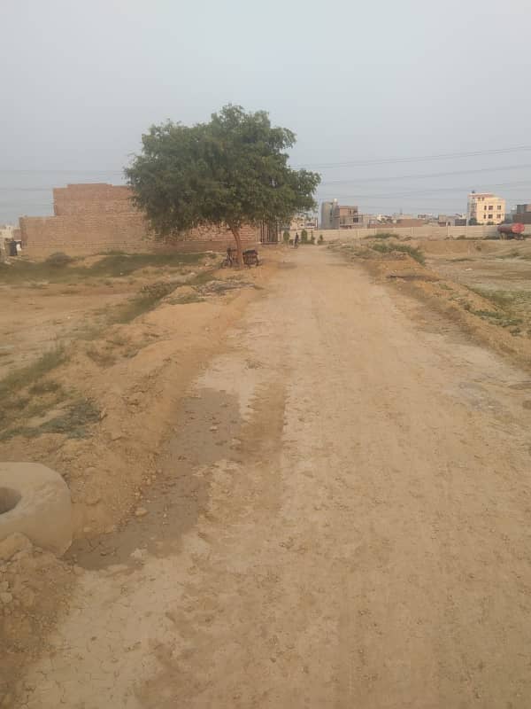 3 Marla Plot For Sale on Easy Monthly Installment In Al Hussain Villas Near Pak Arab Housing Society Lahore 4