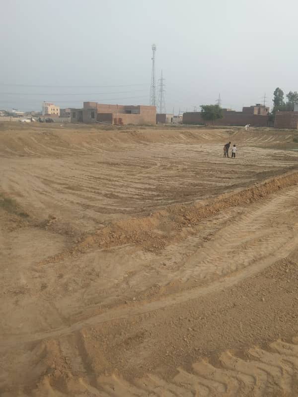 3 Marla Plot For Sale on Easy Monthly Installment In Al Hussain Villas Near Pak Arab Housing Society Lahore 14