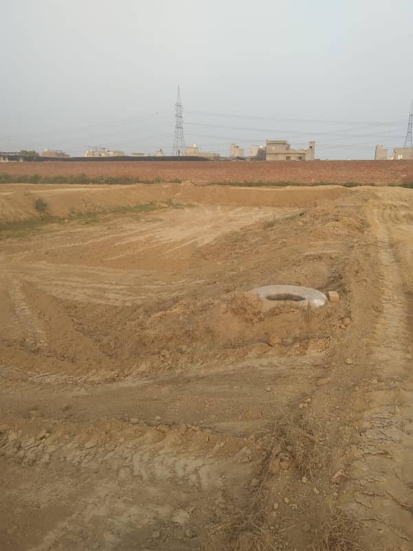 3 Marla Plot For Sale on Easy Monthly Installment In Al Hussain Villas Near Pak Arab Housing Society Lahore 15