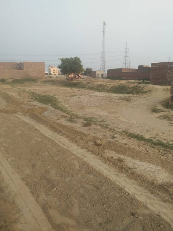 3 Marla Plot For Sale on Easy Monthly Installment In Al Hussain Villas Near Pak Arab Housing Society Lahore 17