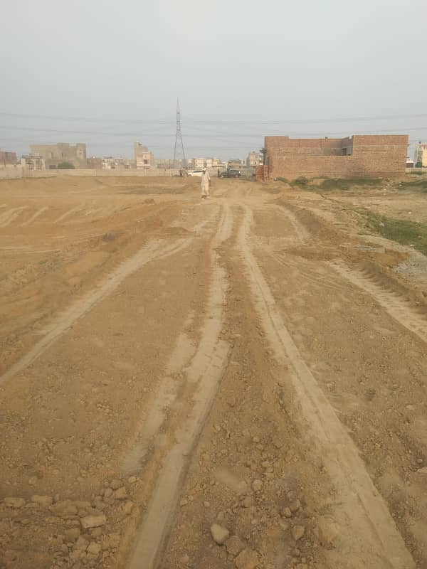 3 Marla Plot For Sale on Easy Monthly Installment In Al Hussain Villas Near Pak Arab Housing Society Lahore 21