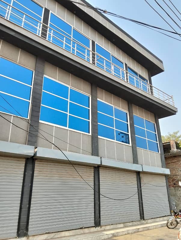 1 Kanal Corner Commercial Building Double Story Harbancepur Road Lahore 4