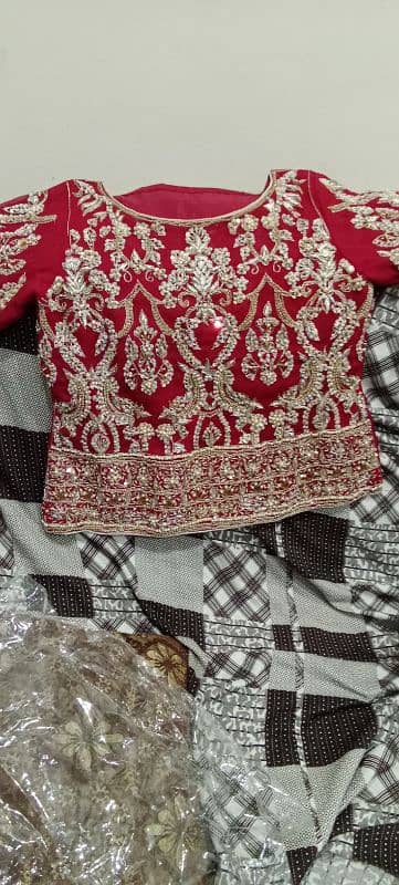 Bridal Red lehnga for sale 4