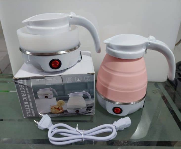 Silicone Foldable Electric Tea, Coffee Kettle for Traveling and Home 3