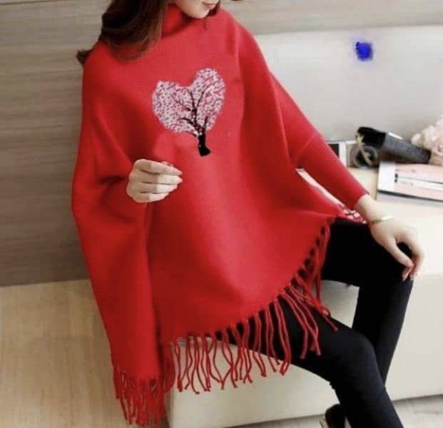 Women's Fleece Poncho Cape shawls 18