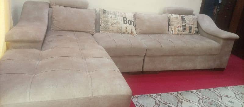 L shaped sofa 0