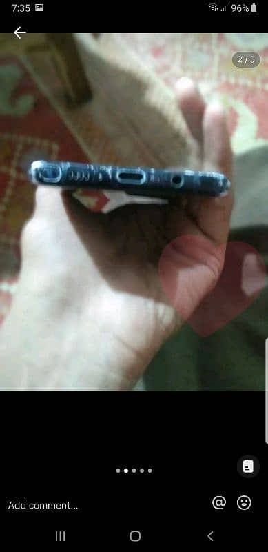 Samsung Galaxy Note 8 . box sath hai  only sale 3