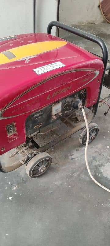 Lifan  Petrol & Gas Generator 3 KW – LF3800GF-4 – Red 1