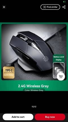 INPHIC F1 2.4G Wireless Mouse Rechargeable