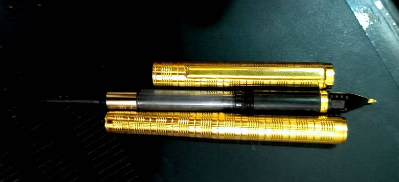 Iridium point germany 18kt Gold plated fountain Pen 5