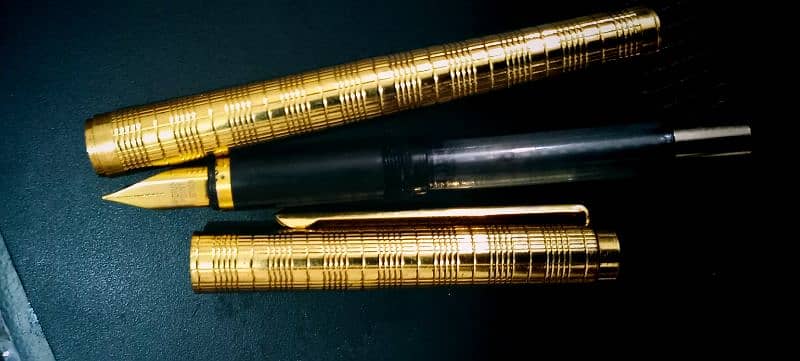 Iridium point germany 18kt Gold plated fountain Pen 6