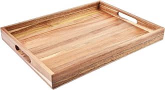 wooden tray set