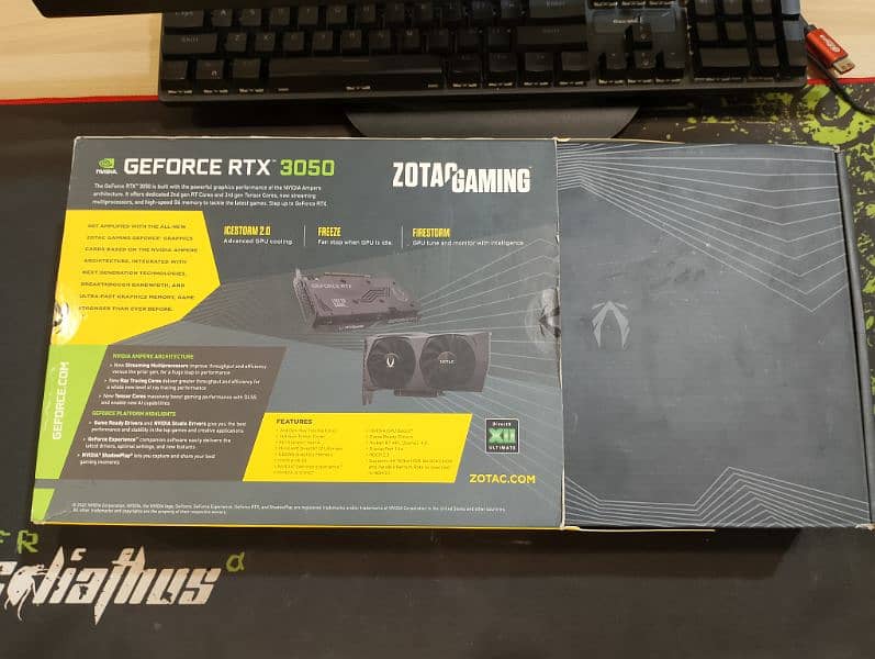 ZOTAC RTX 3050 8GB TWIN EDGE GRAPHIC CARD 2