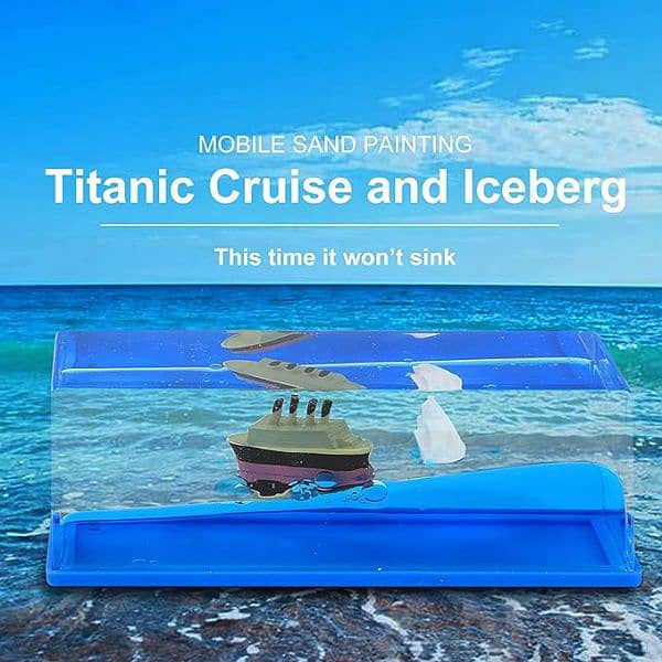 Titanic Cruise Ship - Fluid Liquid Wave Decoration For Car Dashboard 6