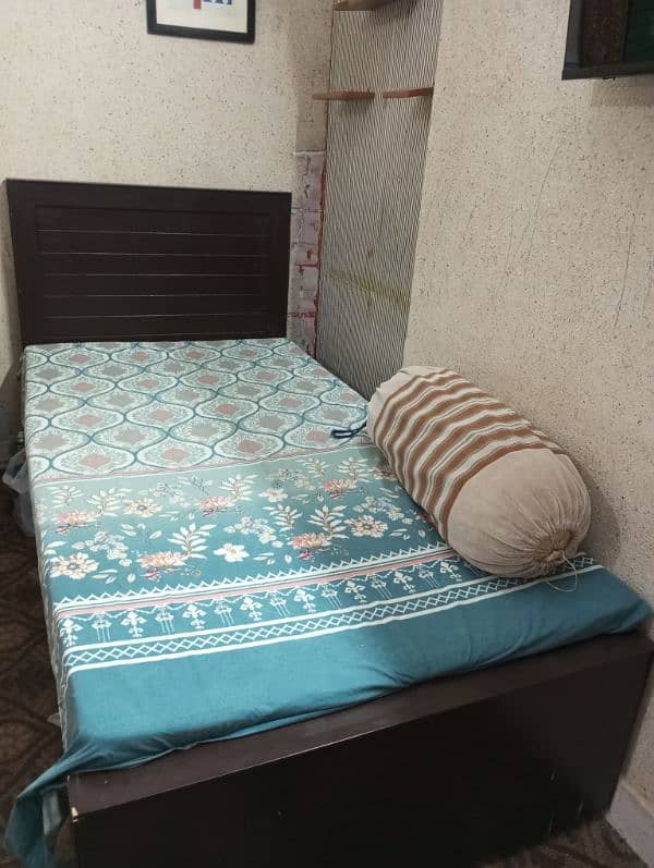 2 single beds with meters. Metres in new condition 0