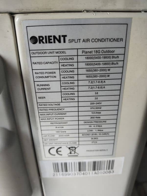 AC DC INVERTER  ORIENT 1.5 ton genuine condition 6