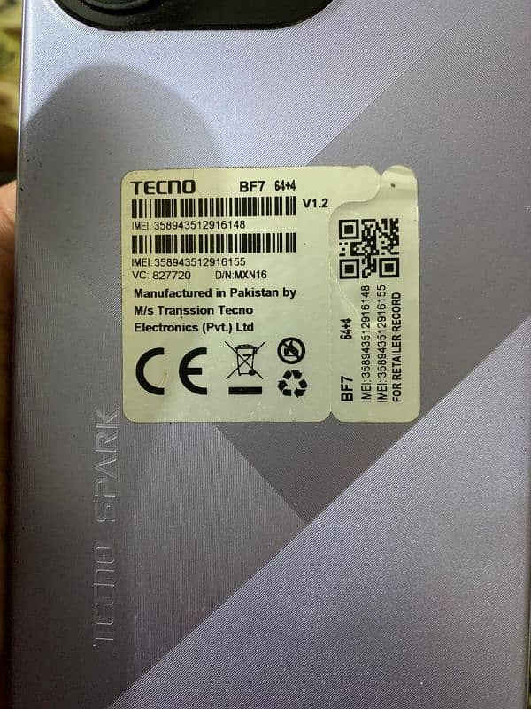 Tecno Spark Go 4/64GB approved 6