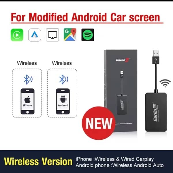 Apple CarPlay / Android Auto Device for Car Android Head Units 7