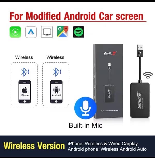 Apple CarPlay / Android Auto Device for Car Android Head Units 8