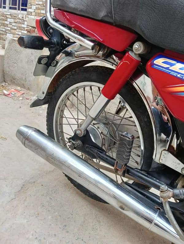 Honda CD70 2019 Lahore Number Total Genuine 7