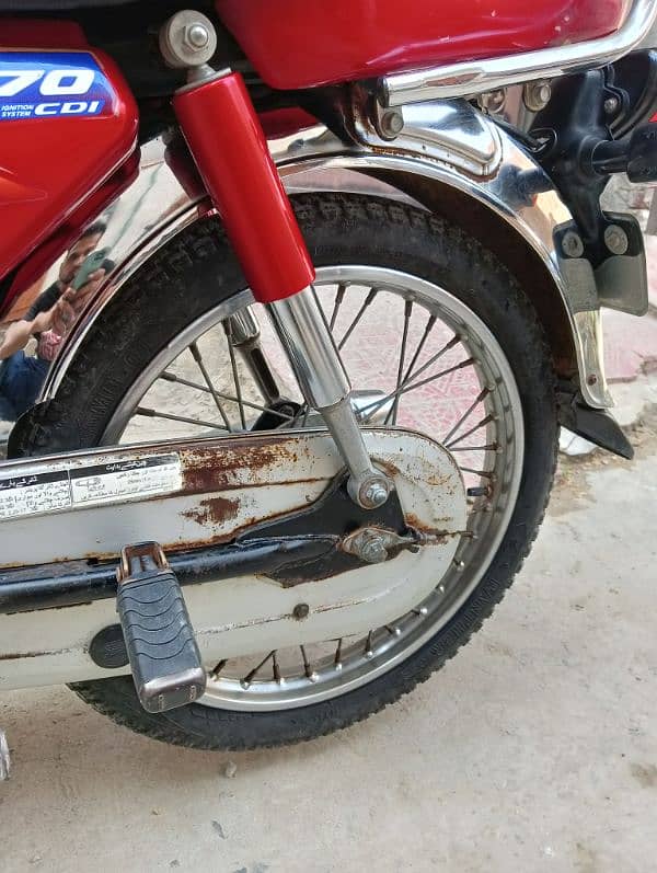 Honda CD70 2019 Lahore Number Total Genuine 9