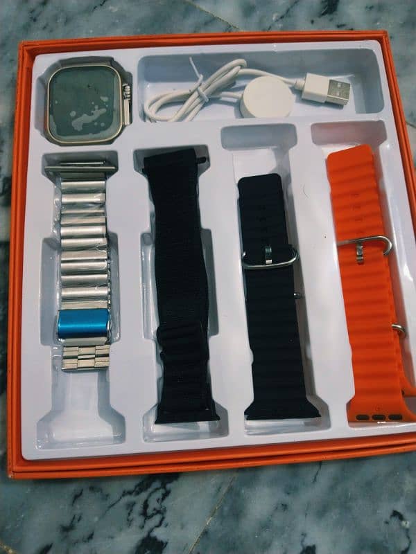 brand new ultra y 10 smart watch amoled display 4 in 1 2