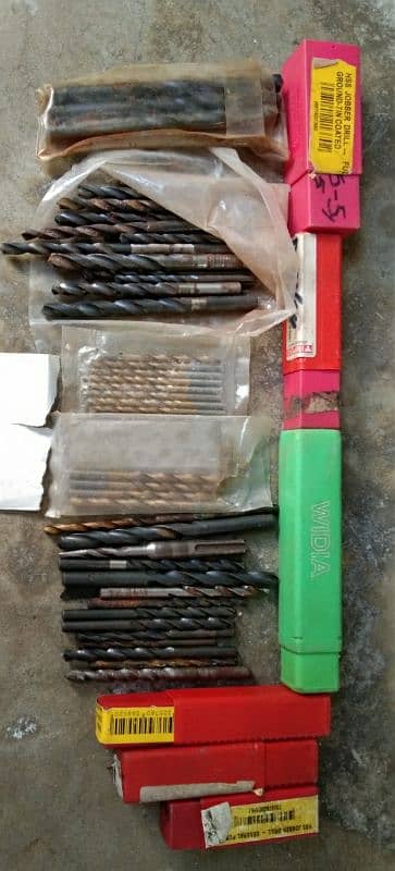 CNC Machine drill bits + normal drill bits 1