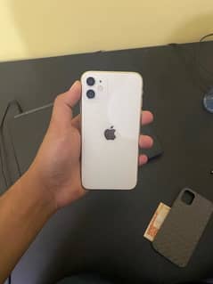 IPHONE 11 WITH BOX CHARGER