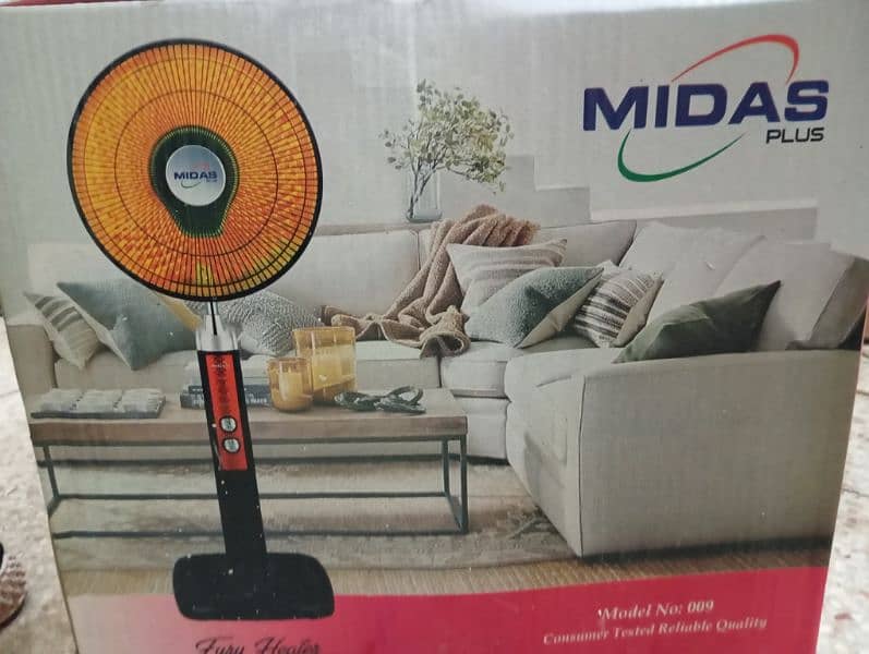 MIDAS Electric Fan heater | 400 & 800 Watts 0