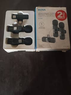 boya wireless microphone 2 pair 0