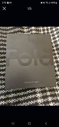 unused brand new galaxy Zfold 4 , 256gb rom and 12gb ram