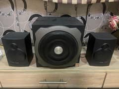 F&D F521 2.1 Channel Multimedia Speaker with 2 Subwoofers