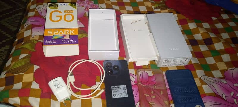 tecno sprak go 2024 4+4 64GB All accessories with box 2