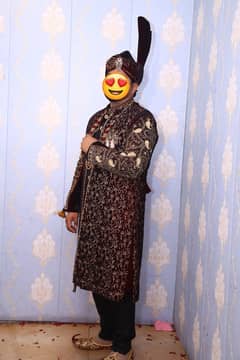 branded sherwani complete set