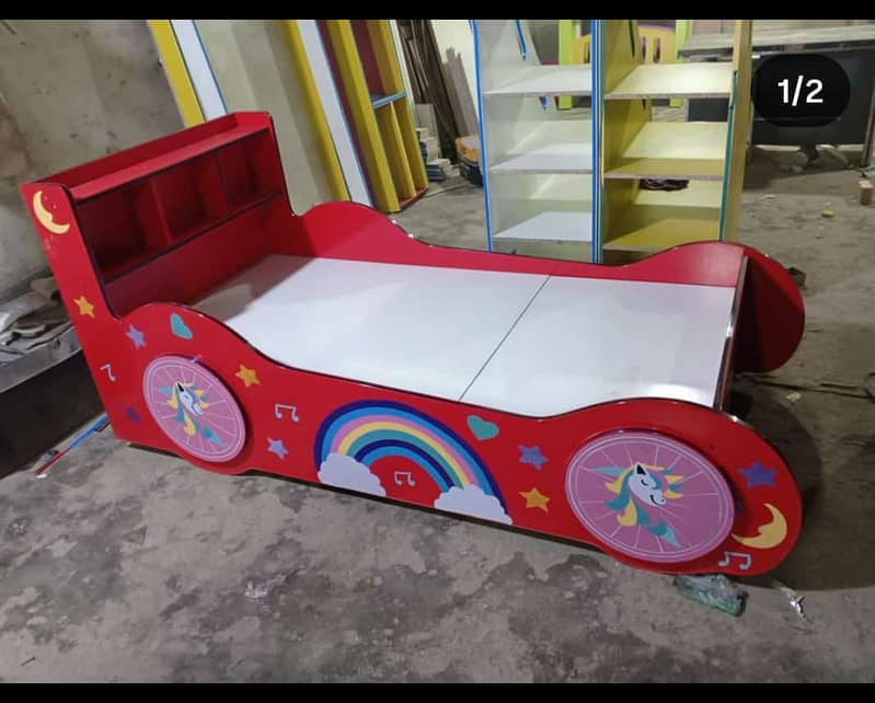 Kids bed | baby Bed | kids wooden bed | Kid Furniture | Double bed 18