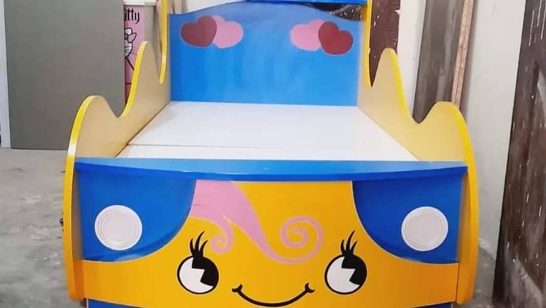 Kids bed | baby Bed | kids wooden bed | Kid Furniture | Double bed 19